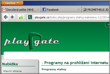 Internetovy prohlizec Mozila Firefox zdarma ke stazeni